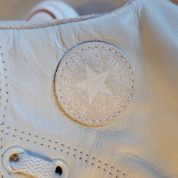 Converse pale putty white high tops - Picture 12 of 13